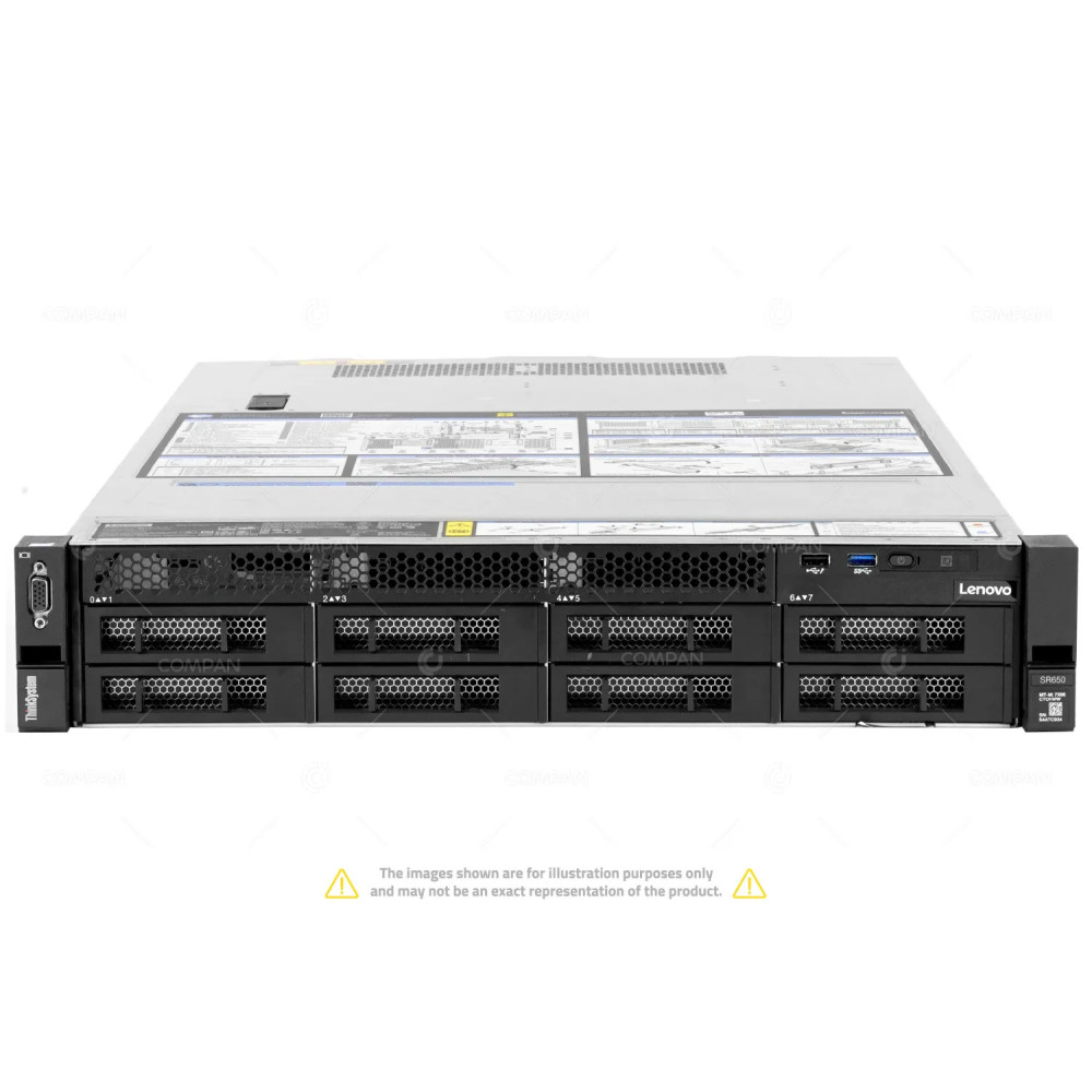 LENOVO ThinkSystem SR650 8LFF 2x Xeon Gold 6254 512 GB RAM Rails